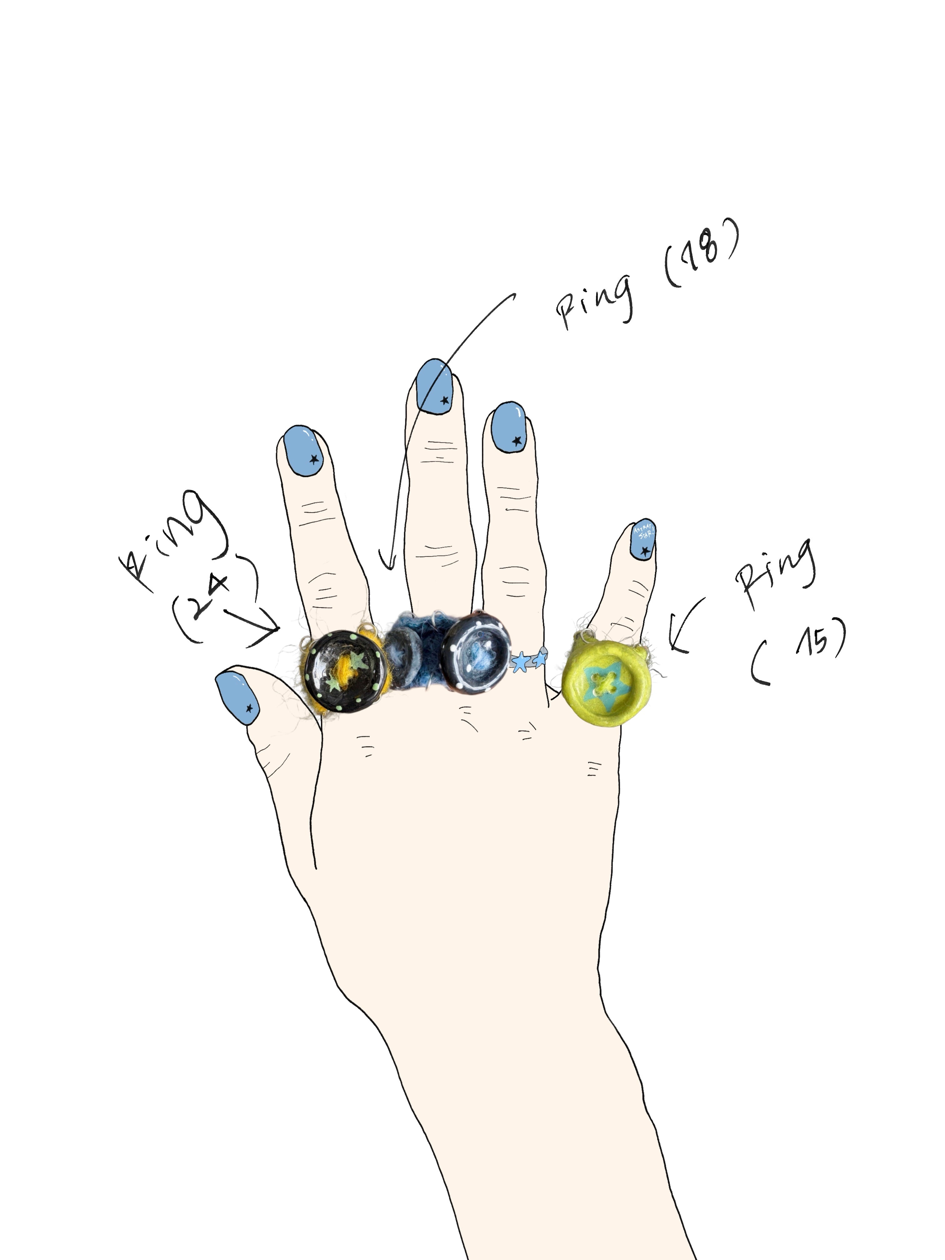 Astray Star Ring <24>